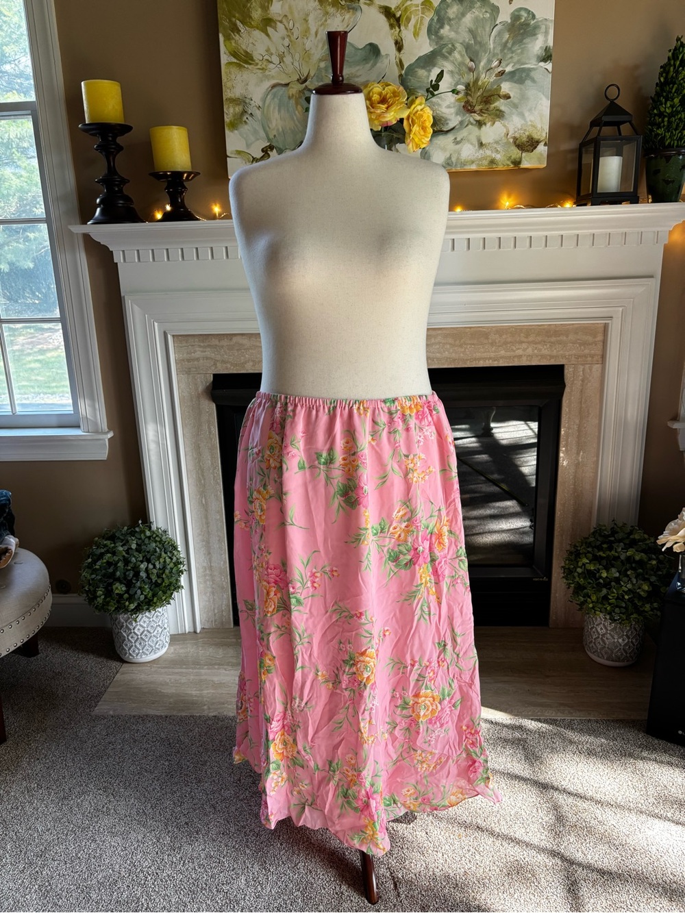 *New* Jones New York Signature Silk Floral Skirt - Size 3X